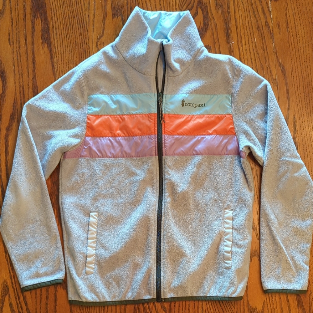 Cotopaxi Women's Small Light Blue Full-Zip Fleece Jacket